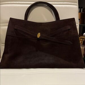 Veronica Beard Suede Brown Leather Handbag